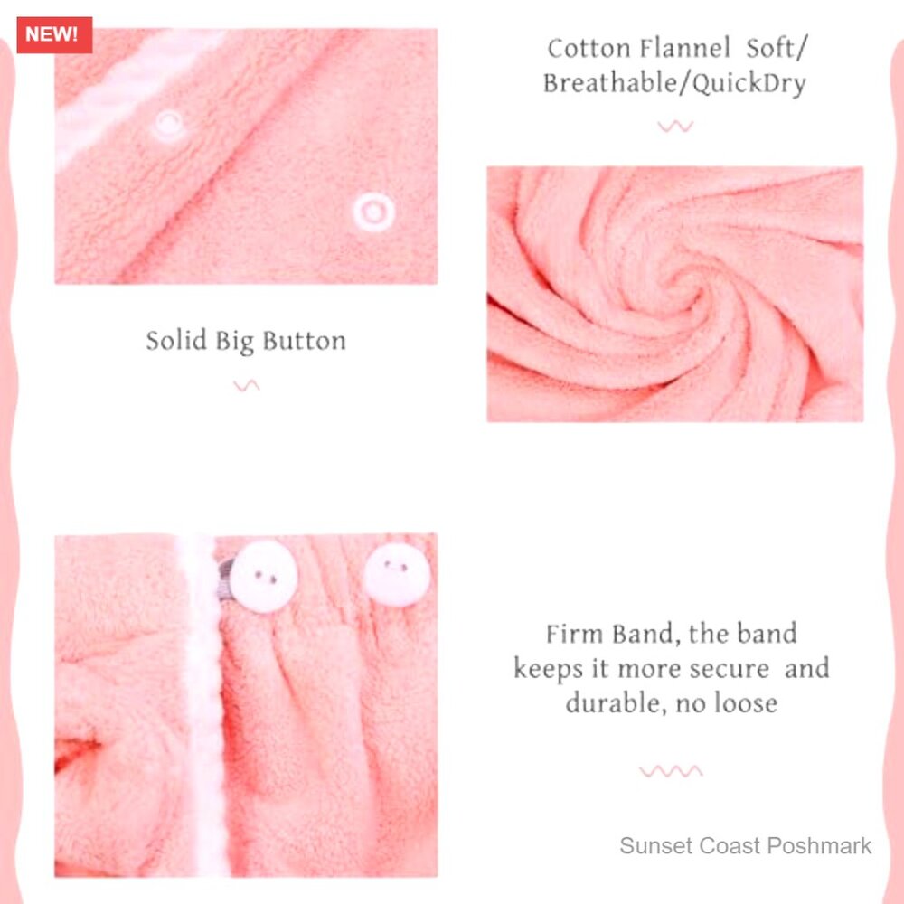 Microfiber Shower Robe Adjustable Closure Spa Wra… - image 4